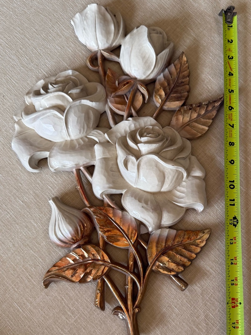 Syroco Roses Flower 3D Wall Hanging - Picture 5 of 8